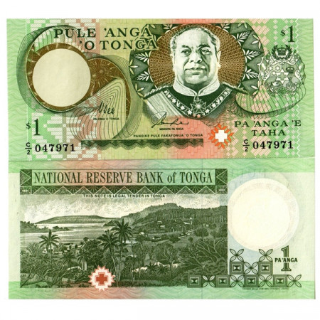 ND (1995) * Banconota Tonga 1 Pa'anga "King Tupou IV" (p31a) FDS