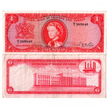 L.1964 * Banconota Trinidad e Tobago 1 Dollar "Elizabeth II" (p26b) BB