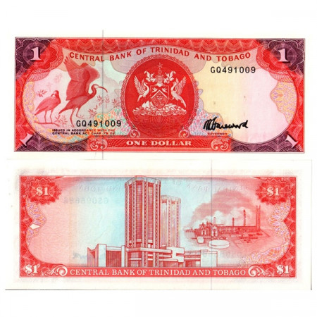 ND (1985) * Banconota Trinidad e Tobago 1 Dollar "Scarlet Ibis" (p36c) FDS