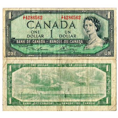 1954 (1973-74) * Banconota Canada 1 Dollar "Elisabetta II" (p75d) MB