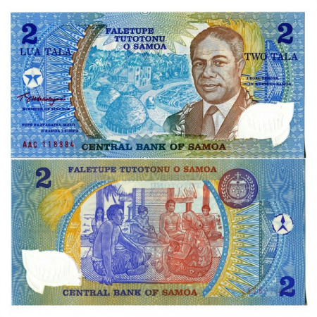 ND (1990) * Banconota Polimera Samoa 2 Tala "Golden Jubilee - AAC" (p31c) FDS