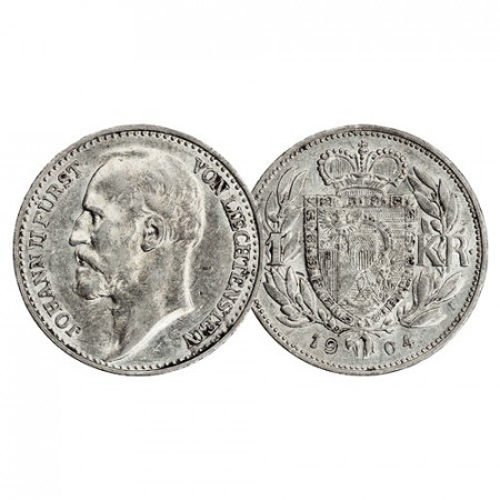 1904 * 1 Krone Argento Liechtenstein "Giovanni II" (Y 2) SPL