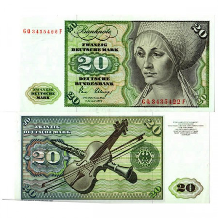 1980 * Banconota Germania Repubblica Federale 20 Deutsche Mark "Elsbeth Tucher" (p32d) SPL