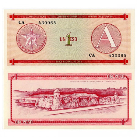 ND (1985) * Banconota - Certificado de Compra Cuba 1 Peso "Serie A" (pFX1) FDS