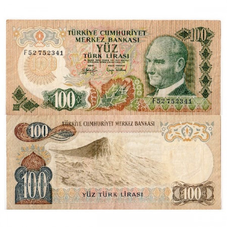 L.1970 (1972) * Banconota Turchia 100 Lira "Kemal Atatürk" (p189a) BB