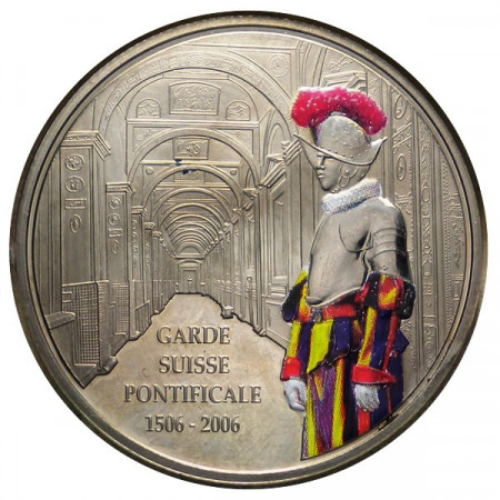 2006 * 5 Francs Congo Repubblica Democratica "500 Anni Guardia Svizzera Pontificia" (KM 220) FDC