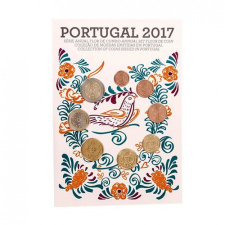 2017 * PORTOGALLO Divisionale Ufficiale Euro FDC