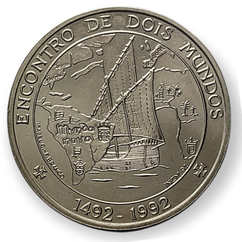 1992 * 1000 Escudos Argento Portogallo Incontro dei Due Mondi (KM 657)  FDC - Mynumi
