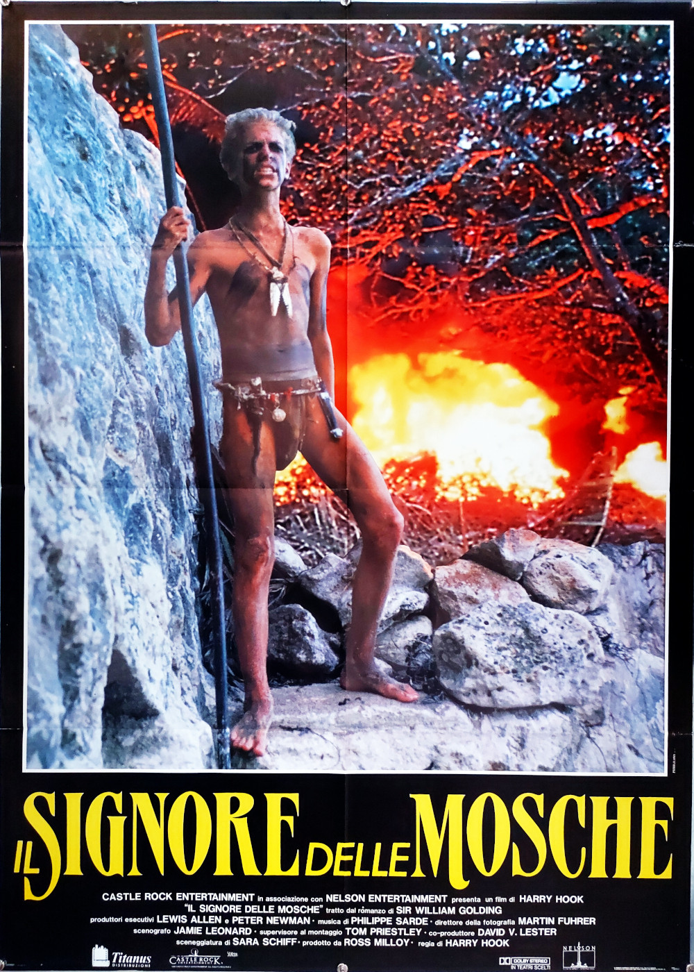 1990 * Manifesto 2F Cinema Il Signore delle Mosche - Paul Balthazar, Chris  Furrh Drammatico (B+) - Mynumi