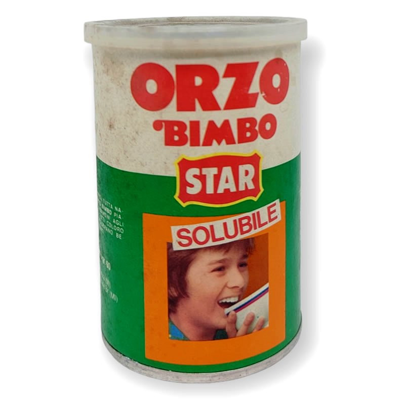 1970ca * Scatola, Barattolo in Latta Orzo Bimbo, Star Solubile
