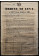 1870 * Manifesto, Poster Originale "Ordine di Leva - Como - 1870" Italia (C)