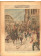 1925 * Illustrazione del Popolo (N°2) "Polizia a Cavallo California - Sciatori a Chamonix" Rivista Originale