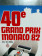1982 * Poster Originale "40e Grand Prix Monaco F1 - Nelson Piquet, Brabham BT50 - J. GROGNET" (A)