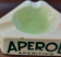 1960ca * Posacenere in Ceramica "APEROL Aperitivo, Barbieri Padova - Marmaca, Verde" San Marino (A-)