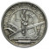 1935 * 5 Lire argento San Marino "Aratro" Tipo 2 qFDC