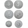 1999-2001 * Italia Storia della Lira 6 monete in argento