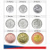 Anni Misti * Serie 9 monete Repubblica Ceca
