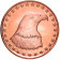 2012 Copper round Stati Uniti Medaglia in rame Aquila