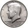 1967 (P) * Half 1/2 Dollar Argento Stati Uniti "Kennedy" Filadelfia (KM 202a) qFDC