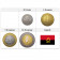2012 * Serie 4 monete Angola Nuovo Design