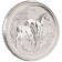 2014 * Dollaro d'argento 1 OZ Anno del Cavallo Australia