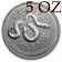 2013 * 8 Dollari d'argento 5 OZ Anno del Serpente Australia