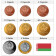 2009 (2016) * Serie 8 Monete Bielorussia "New Design - Ruble" UNC