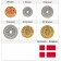 Anni Misti * Serie 6 Monete Danimarca