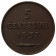 [FFM3246] 1937 R * 5 Centesimi Rame San Marino "Valore - Tipo 2" (KM 12 G42) BB