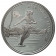1989 * 100 Francs Argento Francia "Olimpiadi 1992 - Pattinaggio sul Ghiaccio di Coppia" (KM 972) PROOF