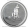 2006 * 1 Dollaro Argento 1 OZ Australia "Anno del Cane – Lunar I" FDC