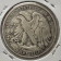 1944 D * Half 1/2 Dollar Argento Stati Uniti "Walking Liberty" Filadelfia (KM 142) BB