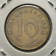 1938 D * 10 Reichspfennig GERMANIA "Terzo Reich - Eagle on Swastika" (KM 92) SPL