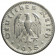 1935 D * 50 Reichspfennig GERMANIA "Terzo Reich - Eagle" (KM 87) BB