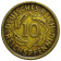 1925 D * 10 Reichspfennig GERMANIA "Repubblica di Weimar - Spighe" (KM 40) BB