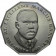 1977 * 50 Cents Giamaica "Marcus Garvey" (KM 70) PROOF