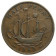 1950 * Half 1/2 Penny Gran Bretagna "Giorgio VI - Golden Hind" (KM 868) BB