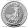 2022 * 2 Pounds Argento 1 OZ Gran Bretagna "Britannia" FDC