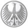 1974 * 5 marchi argento Germania Repubblica Federale large eagle zecca J