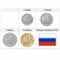 2016 * Serie 4 Monete Russia "New Design - Roubles" UNC