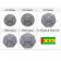 Anni Misti * Serie 5 monete Sao Tomé e Príncipe