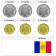 Anni Misti * Set 6 monete Andorra