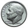 1964 D * 10 Cents (Dime) Argento Dollaro Stati Uniti "FD Roosevelt" (KM 195) SPL+