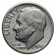 1966 (P) * 10 Cents (Dime) Dollaro Stati Uniti "FD Roosevelt" (KM 195a) SPL