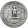 1952 D * Quarto di Dollaro (25 Cents) Argento Stati Uniti "Washington Quarter" (KM 164) BB