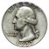 1957 D * Quarto di Dollaro (25 Cents) Argento Stati Uniti "Washington Quarter" (KM 164) BB