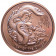 2012 * Copper Round Stati Uniti Rame "Anno del Dragone"