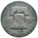 1962 (P) * Half 1/2 Dollar Argento Stati Uniti "Franklin - Bell" Filadelfia (KM 199) BB