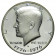 1976 S * Half 1/2 Dollar Argento Stati Uniti "Kennedy - Bicentennial" (KM 205a) PROOF