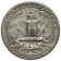 1954 (P) * Quarto di Dollaro (25 Cents) Argento Stati Uniti "Washington Quarter" (KM 164) MB